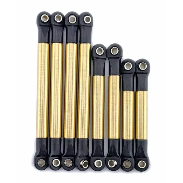 8 pcs. Brass crawler links for Traxxas TRX 4 M with wheelbase 155 mm incl. Rod Ends